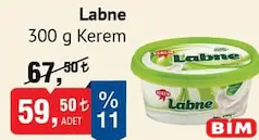 KEREM LABNE 300 G fiyat ve kampanya bilgisi
